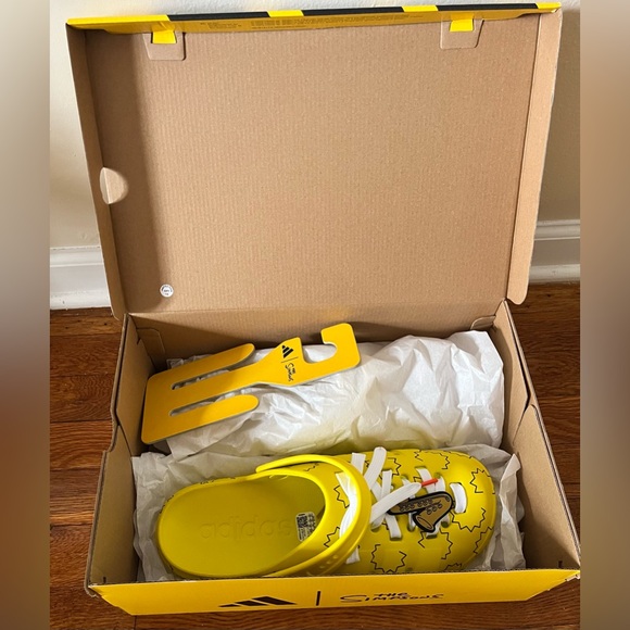 Adidas ADILETTE CLOG - SIMPSON \'Yellow\'  HQ2580 SIMPSONS Men Size 9,10,11,12&13 main image 5
